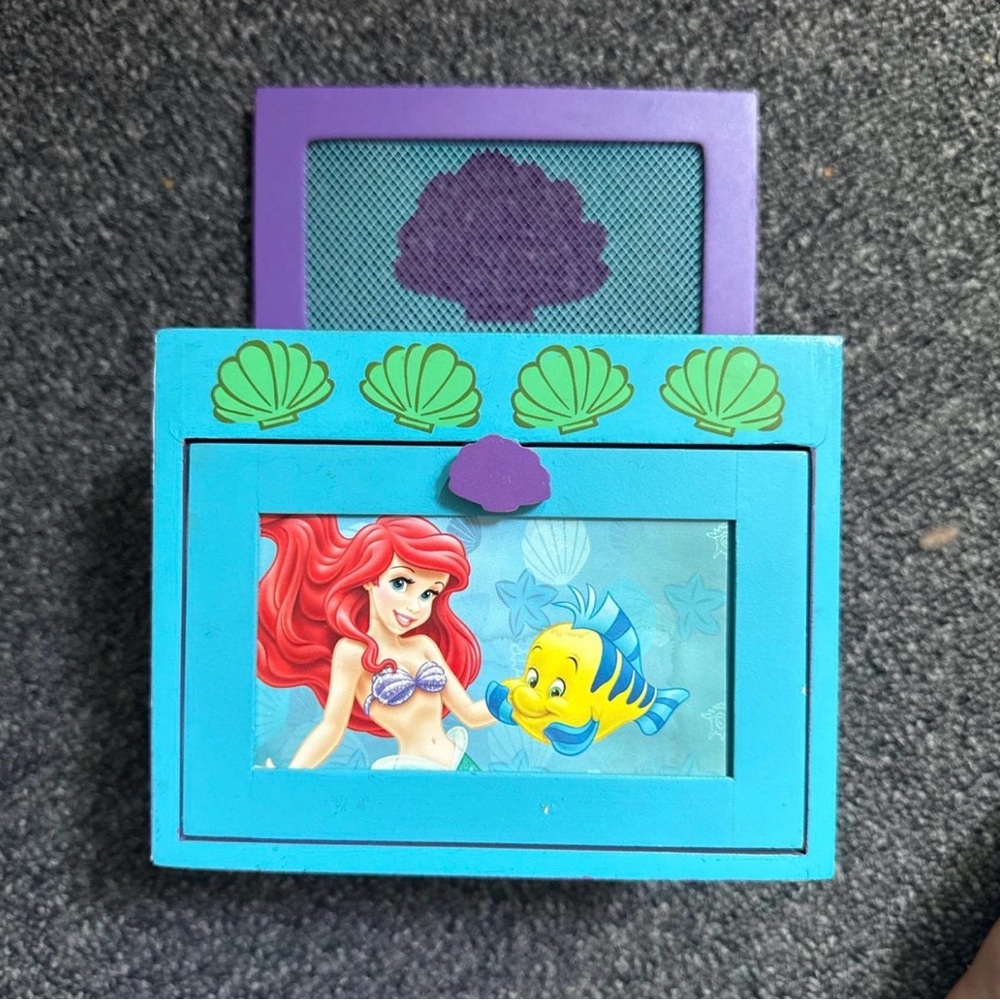 Disney Little Mermaid Jewelry Organizer - Blue and Purple